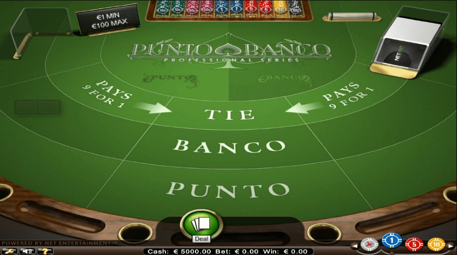 Punto Banco là một biến thể của game baccarat
