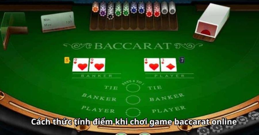 Cách thức tính điểm khi chơi game baccarat online 